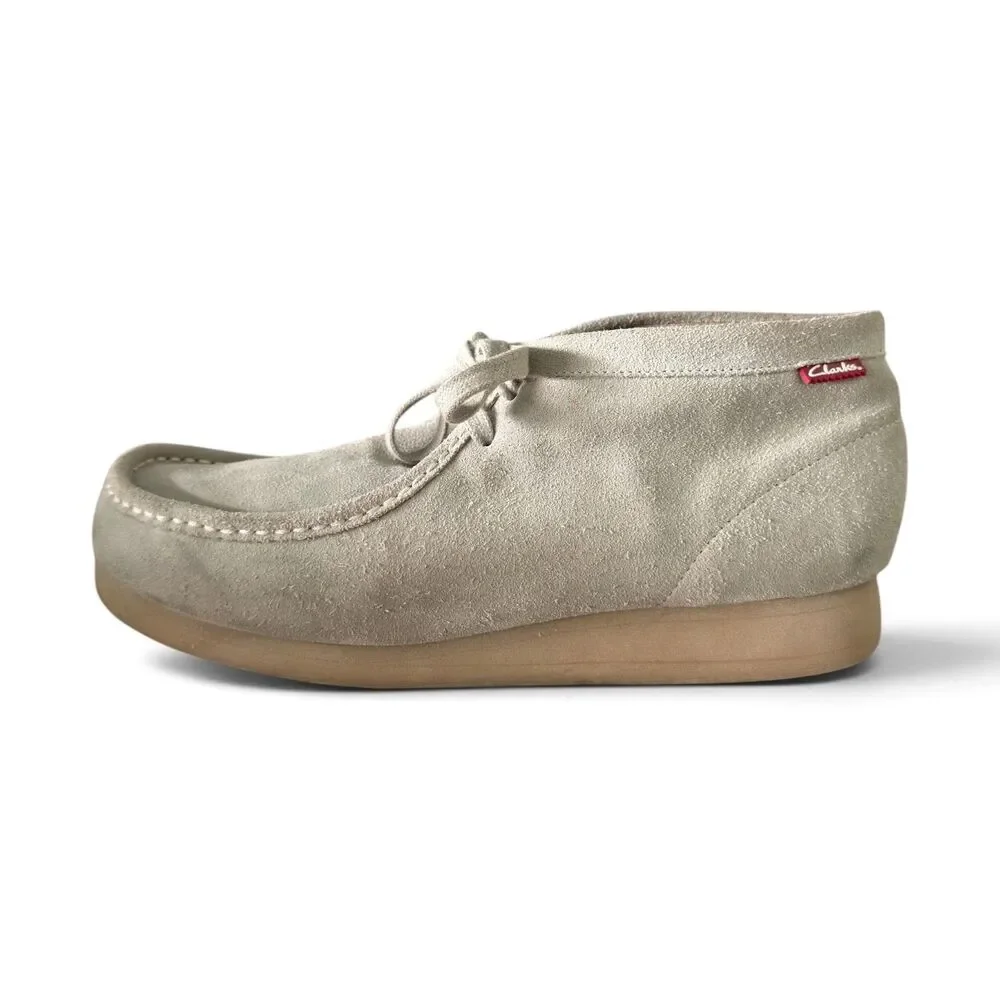 Clarks Padmore II 2 Men's 10.5M Sand Suede Leather Moc Toe Chukka 63446